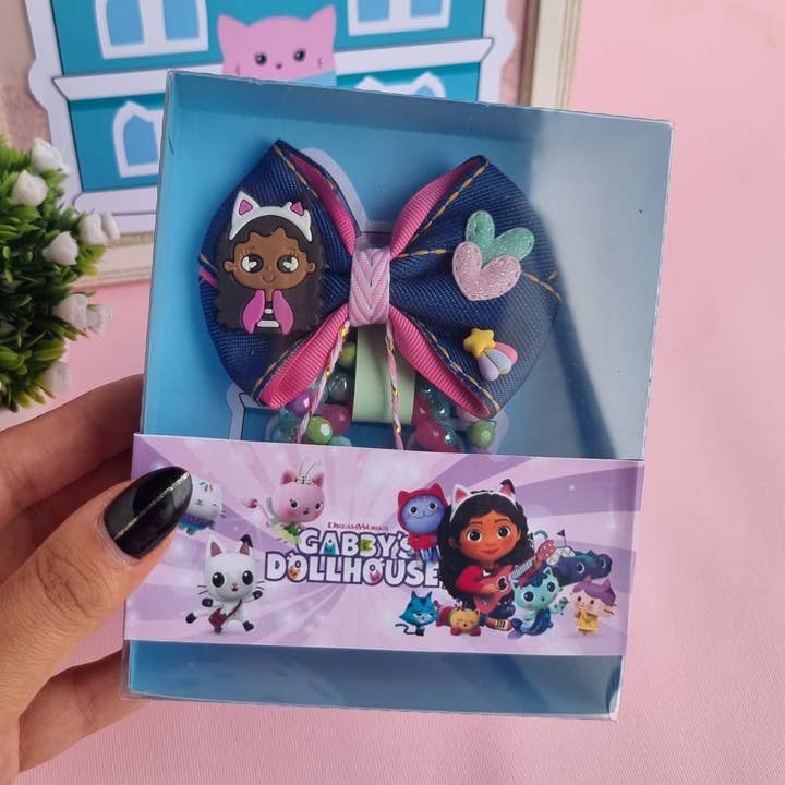 Gabby box strik voor wholesale door Laços e acessórios BabyGi