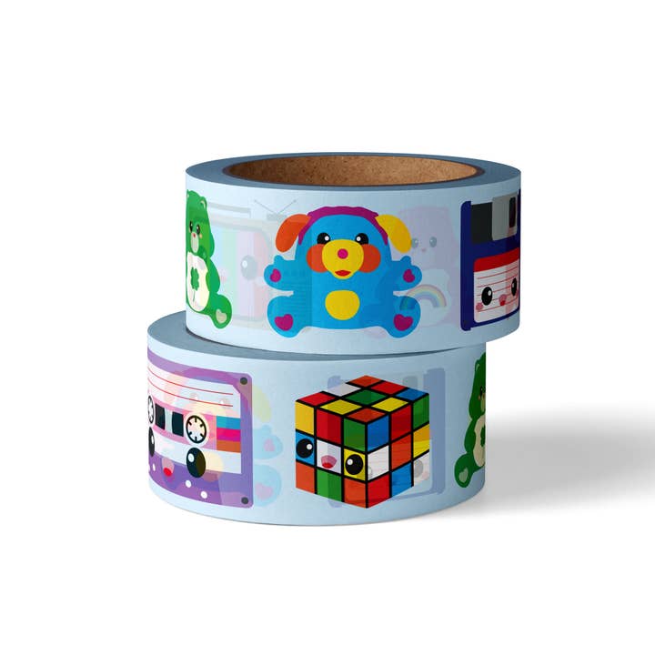 Studio Inktvis – wholesale Washitejp – Washi Tape 80-talets ikoner popkultur retro vintage tejp