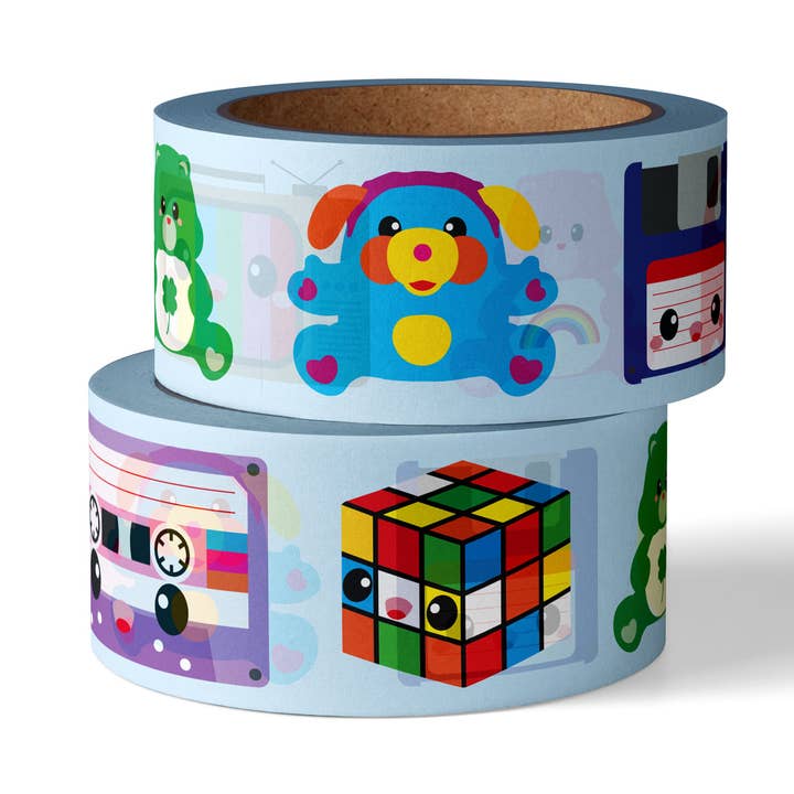 Washi Tape 80's icons popculture retro vintage tape for wholesale by Studio Inktvis