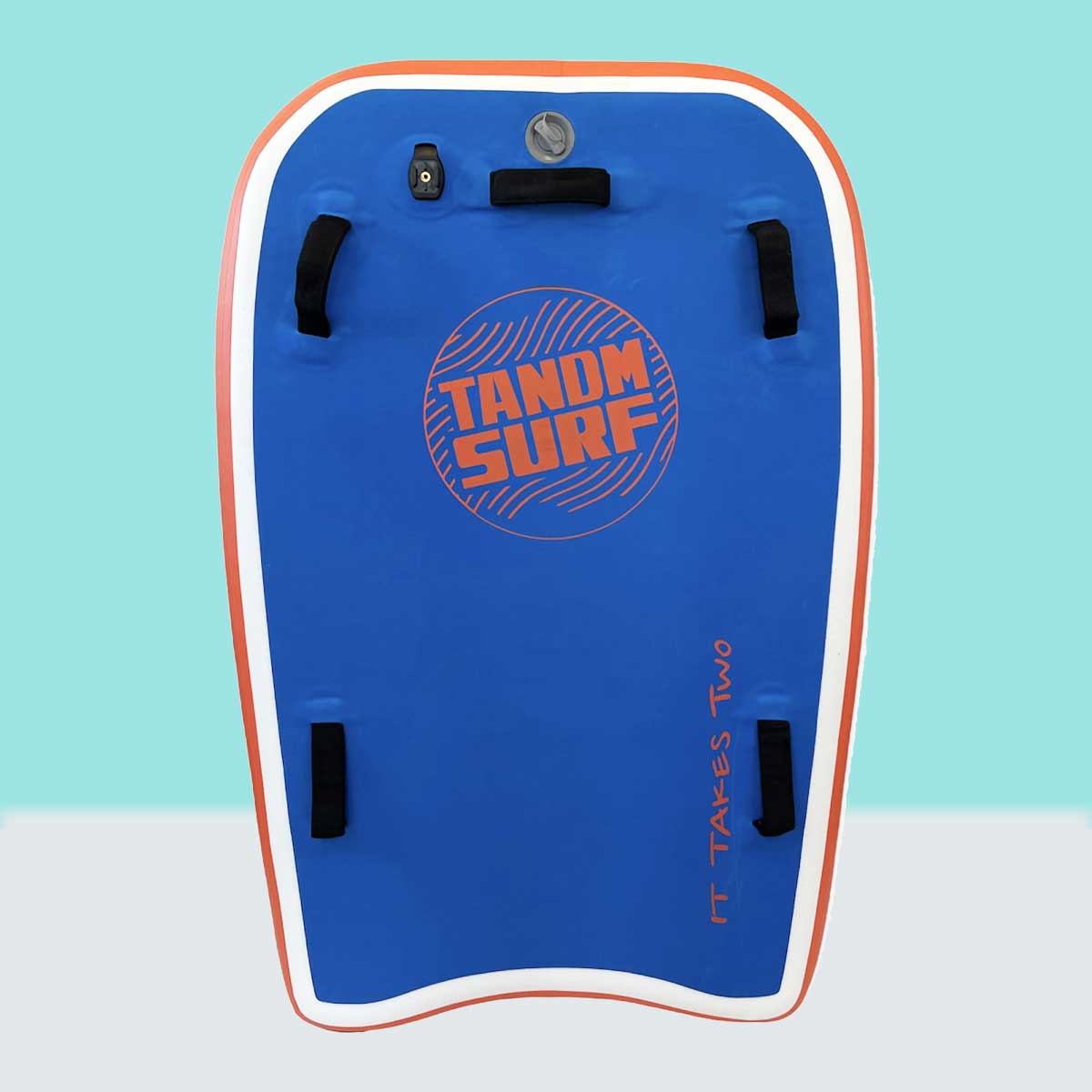 TANDM Surf – wholesale Uppblåsbara leksaker – TANDM Surf tandem bodyboard med uppblåsbart luftsystem – som sett på Shark Tank4
