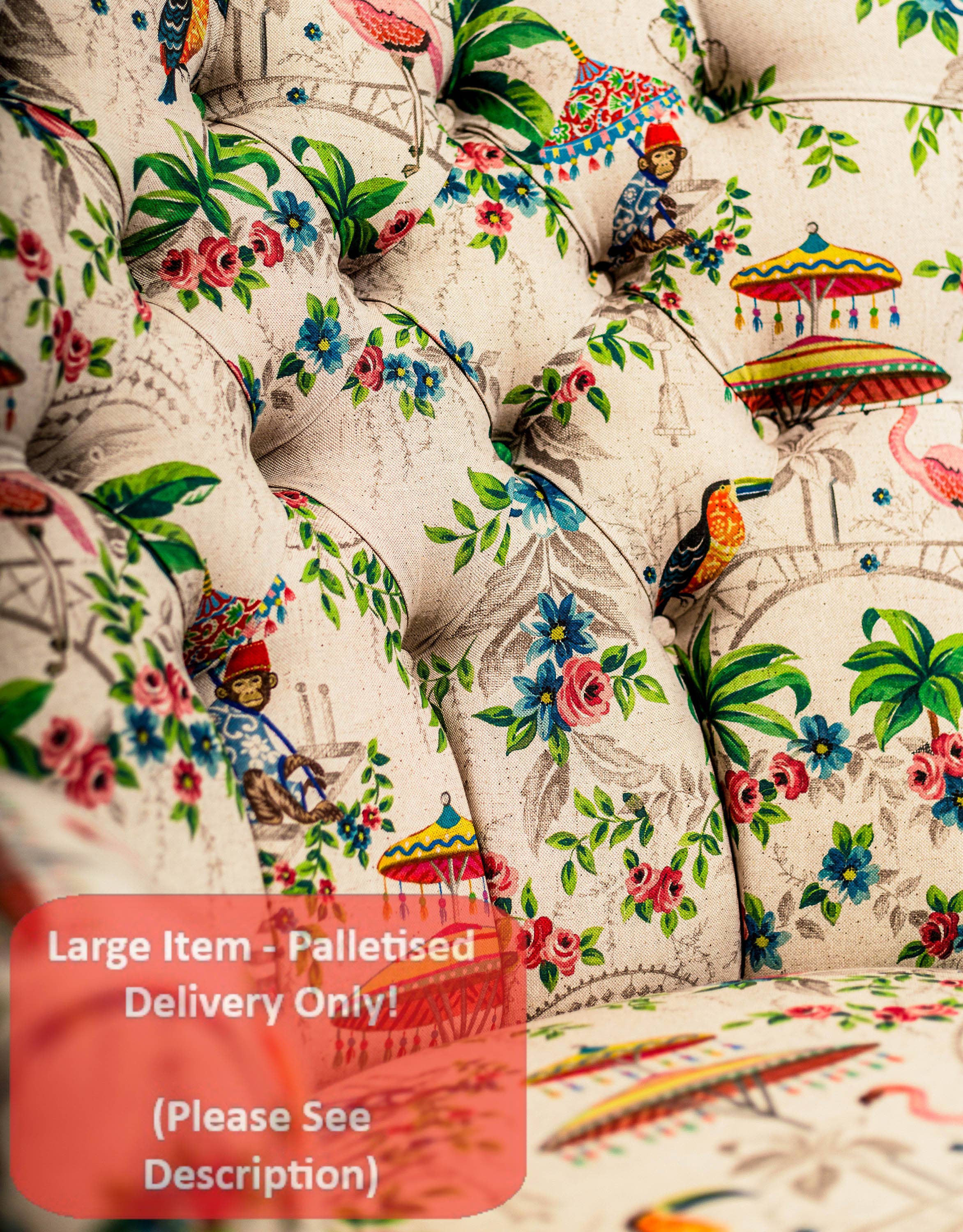 McGowan & Rutherford Ltd – wholesale Chair – Chinoserie Tropical Occasional Chair Handmade In UK1