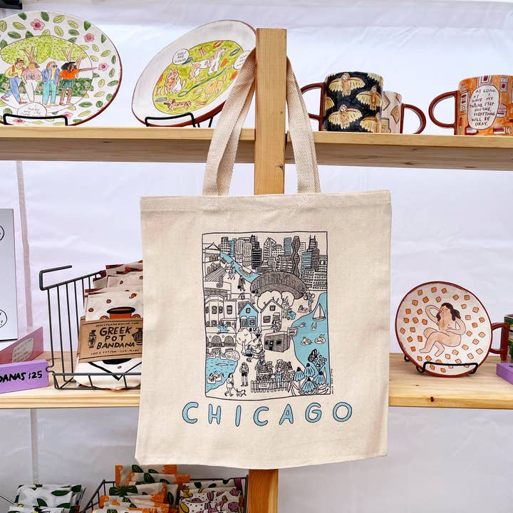 Molly Anne Bishop - Wholesale Tote Bag - Unisex - Chicago Tote1