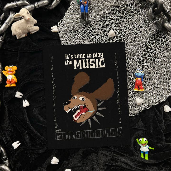 It's Time To Start The Music 8x10" Print for wholesale by LambRot Art