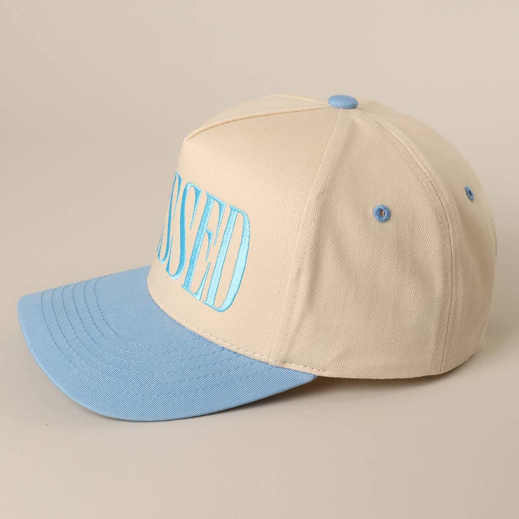 Fashion City – Engroshandel Trucker hat - Unisex – BLESSED Broderet Baseballkasket10