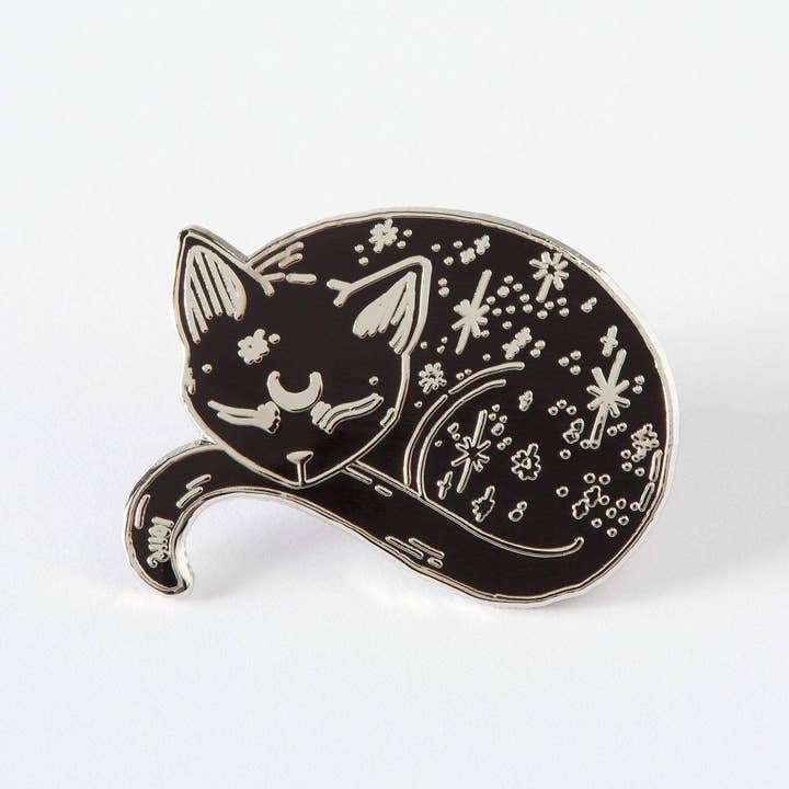 Punky Pins - Wholesale Lapel Pin/Button - Mystical Cat Enamel Pin2