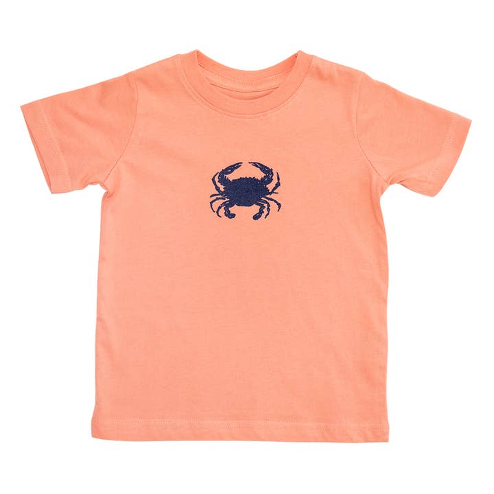 Toddler Mini Crab Tee for wholesale by Cinder + Salt