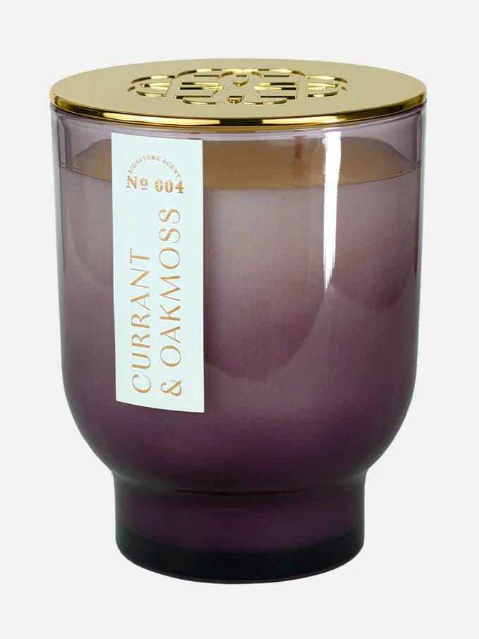 AURA PURE, Currant & Oakmoss - Maeve Glass Candle 21 oz for wholesale by Elum Designs Home