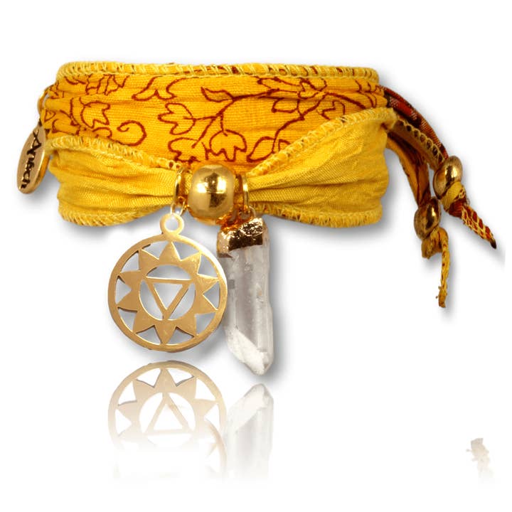 Bracciale chakra del plesso solare, personalità autostima per la vendita all'ingrosso da parte di Anísch de la Cara