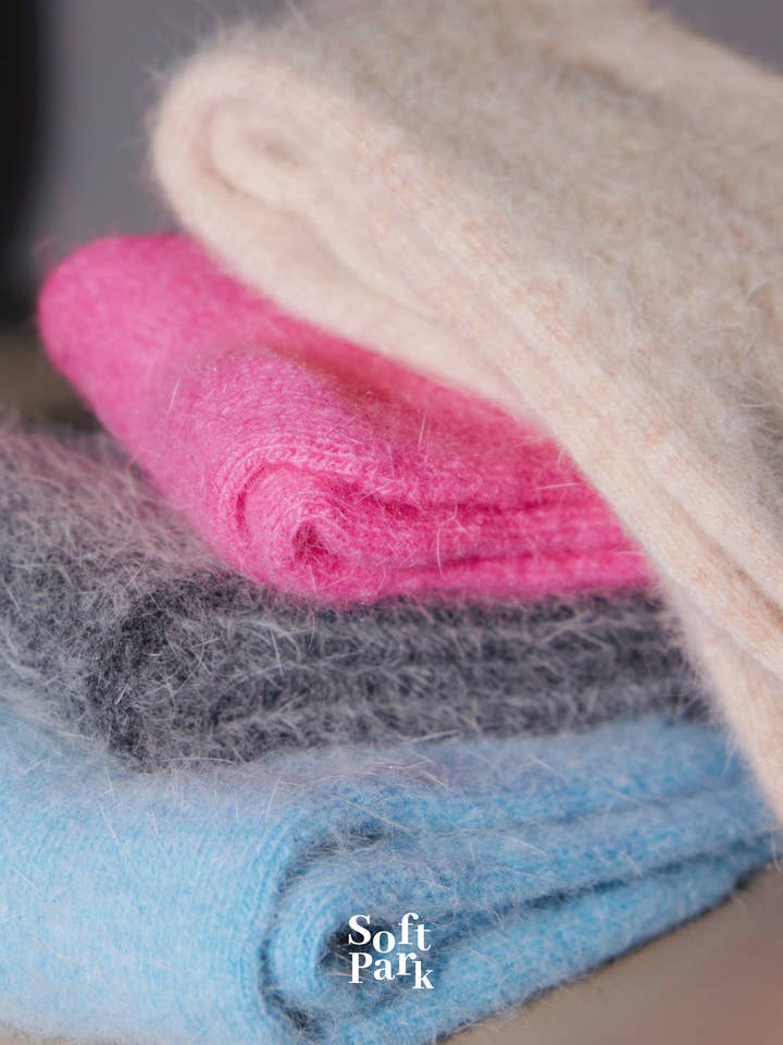 Soft Park - Wholesale Socks - Women's - Super Soft Wool Fuzzy Socks, Cozy Fluffy Warm Winter Socks, 2