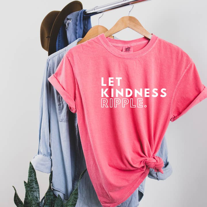 Laissez la gentillesse se propager – T-shirt unisexe Comfort Colors pour la vente par Say Hello Threads