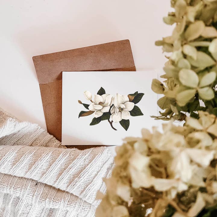 Carta Magnolias per la vendita all'ingrosso da parte di Paper Trees Studio LLC