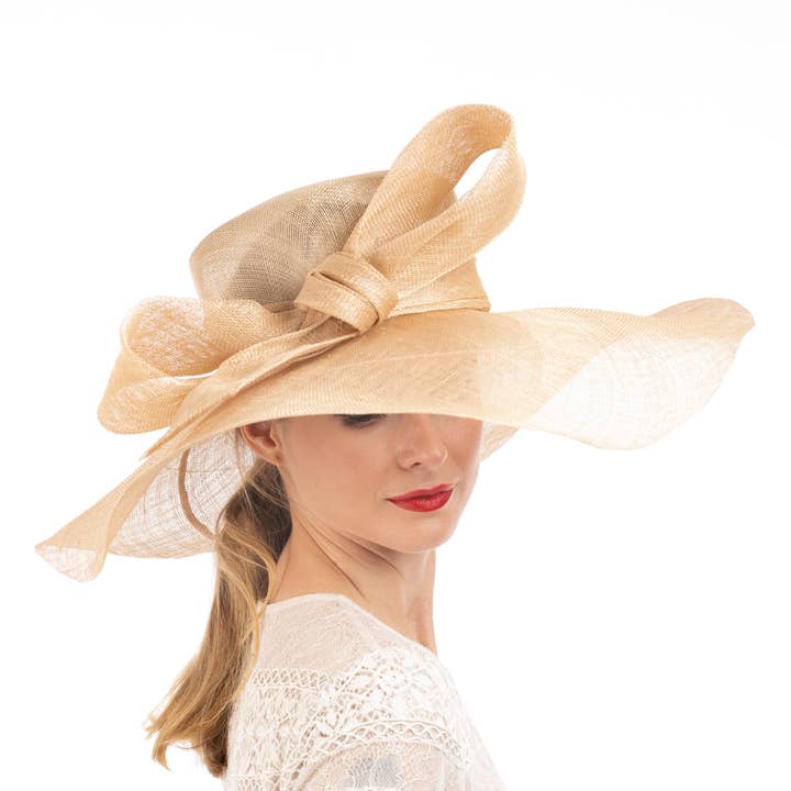 7" Floppy Sinamay hat for kentucky derby wear | 124038 for wholesale by KaKyCo