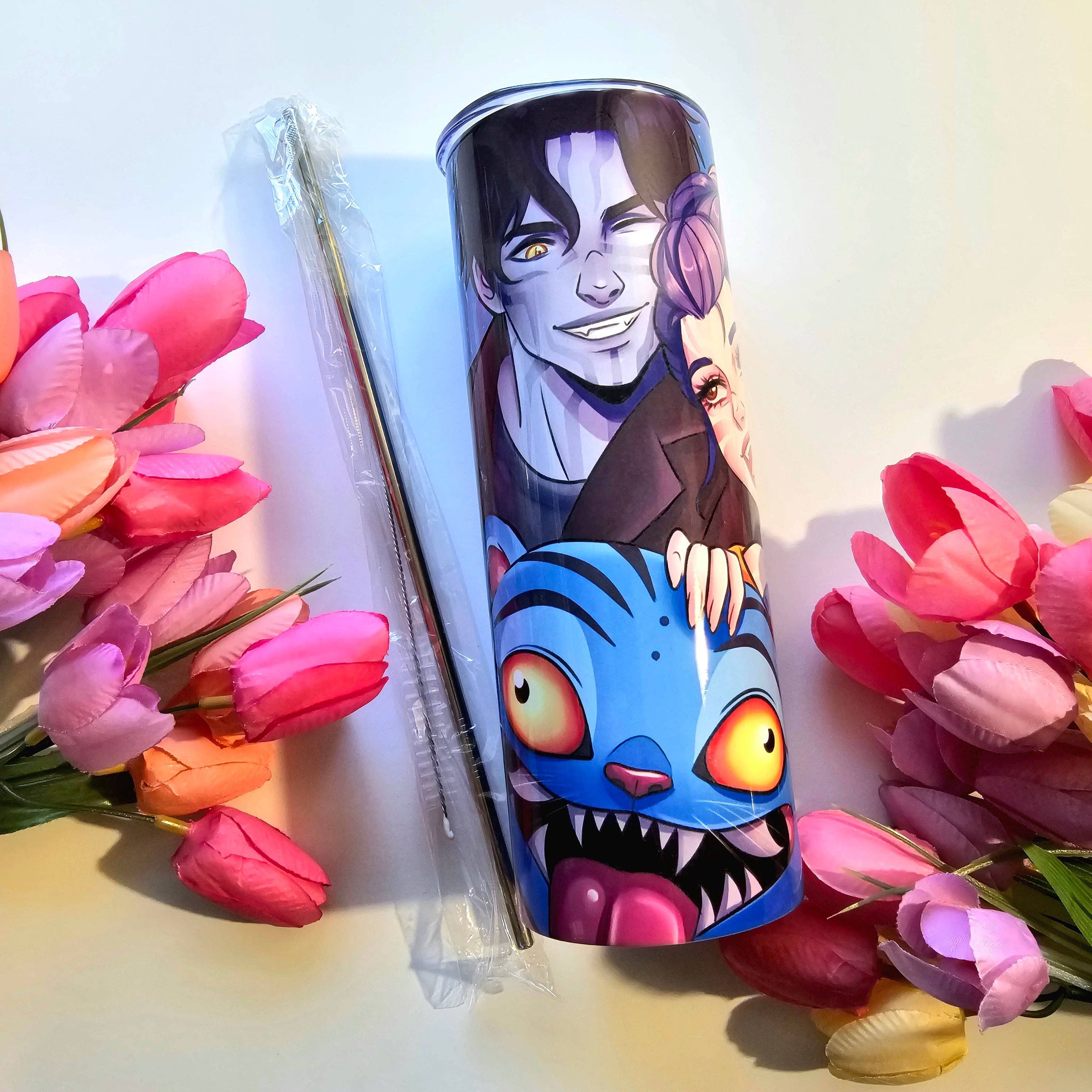 Jennyray illustrations - Vente Gourde/bouteille isotherme - Gobelet en acier inoxydable Kpop Cup4