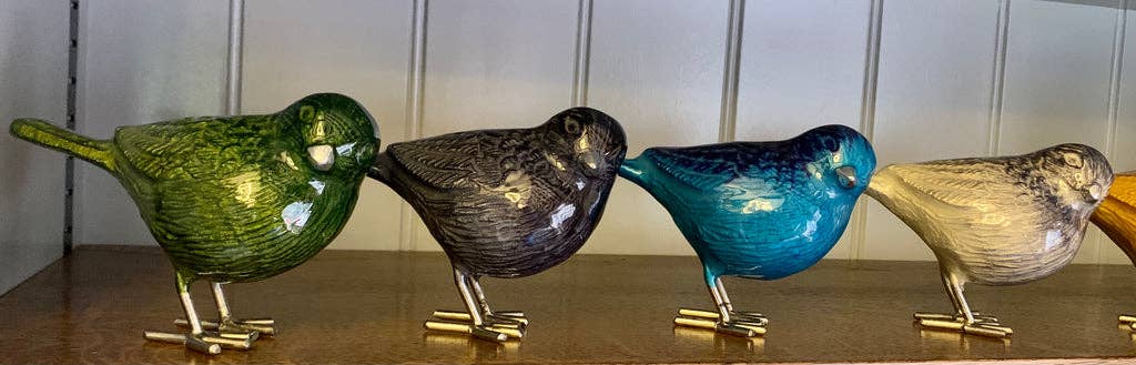 Tilnar Art - Wholesale Decorative Figurine - Brushed Lime Bird 12.5 cm5