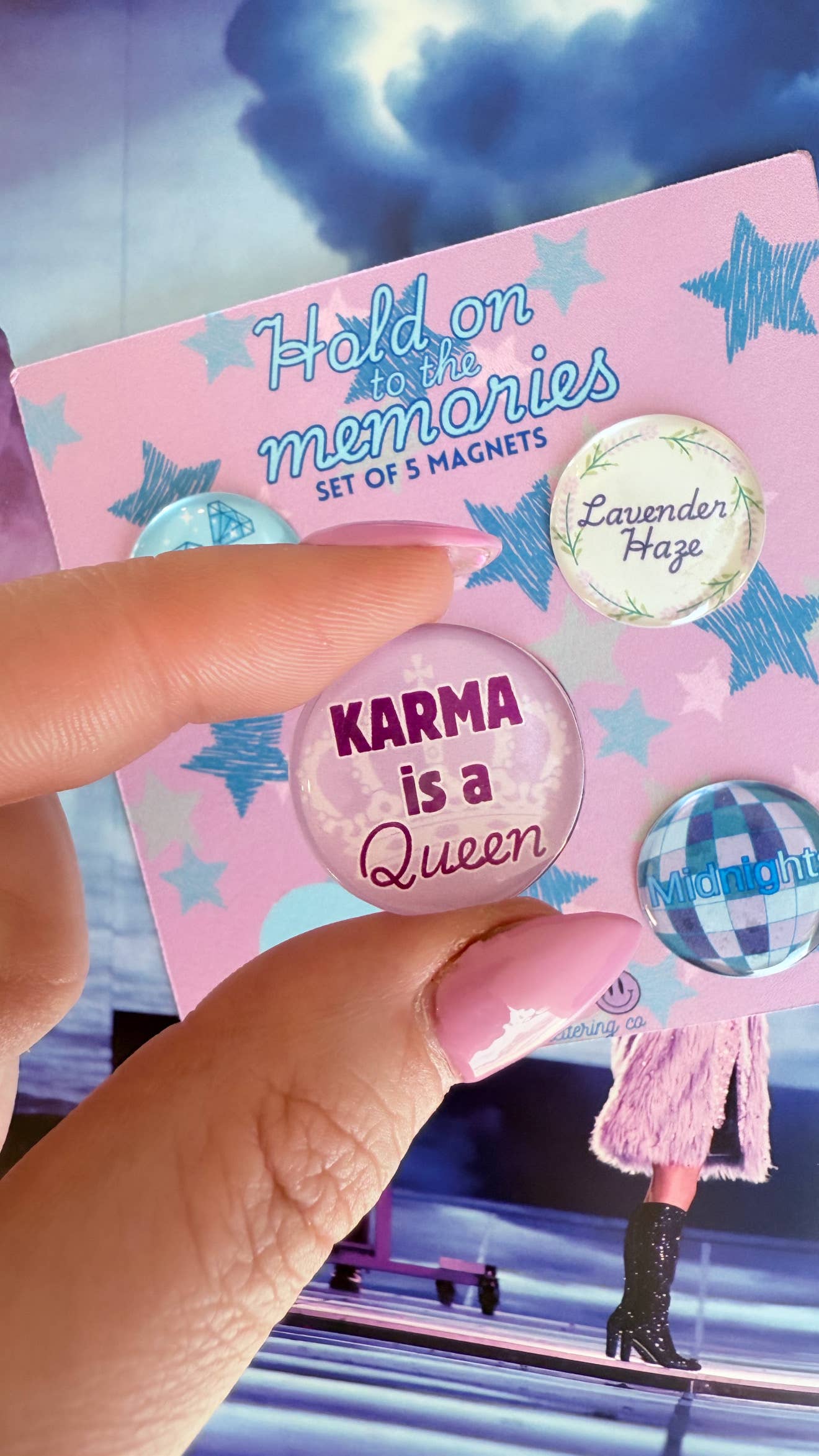 Typo Lettering Co - Wholesale Magnet - Tay Inspired Midnights 5 pack magnets1