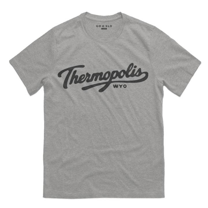 Camiseta Script Thermopolis por atacado de Go Slo