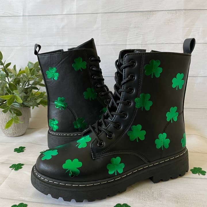Chaussures de Saint-Patrick, bottes de combat irlandaises pour la vente par One Nine