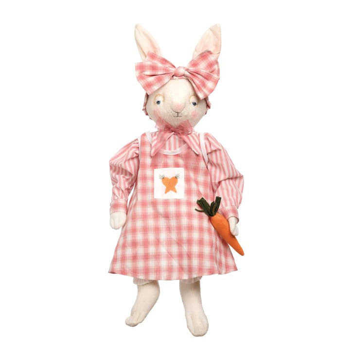 Ally Bunny Gathered Traditions Art Doll for wholesale by C&F Home