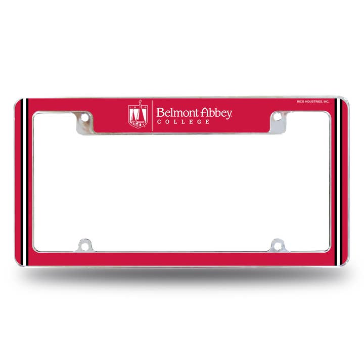 NCAA Belmont Abbey Crusaders All Over Chrome Frame for wholesale by Rico Industries