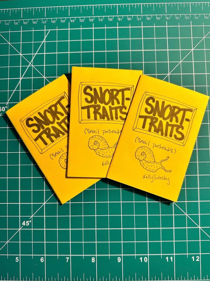 Snortraits | Mini Zine | Snail Art | Whimsical Cottagecore for wholesale by Out Yonder Creative