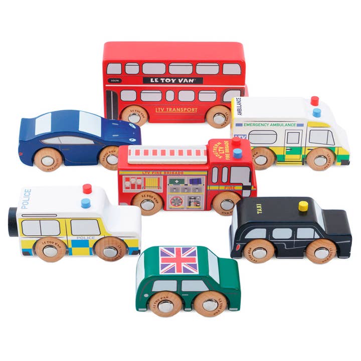 London Car Set TV267/London Car Set for wholesale by Le Toy Van