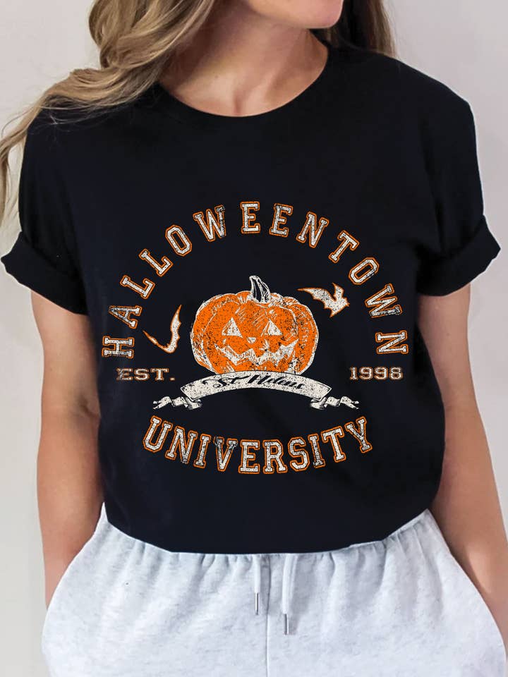 HALLOWEENTOWN GRAPHIC TSHIRTS for wholesale by Rustee Clothing