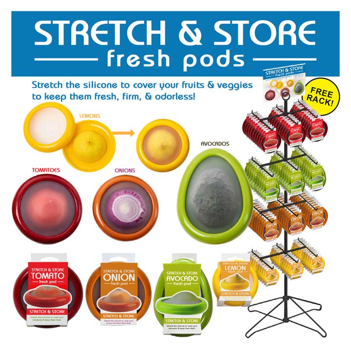 Deluxe Import Trading - Wholesale Food Storage Container - 144 pc Fruit Pods Display