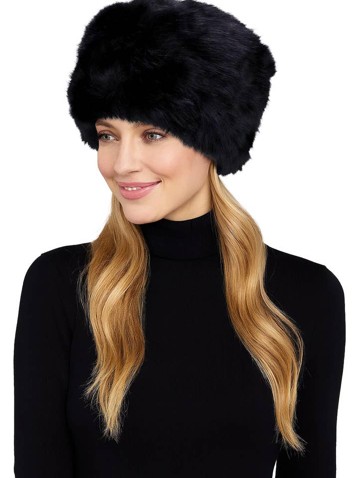 ASSORTED Soft Shaggy Faux Fur Papakha Cossack Hat for wholesale on Faire3