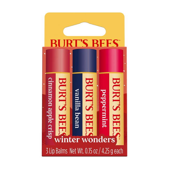 Holiday Winter Wonders Lip Balm Gift Set, 3 Holiday Flavors for wholesale by Burt's Bees