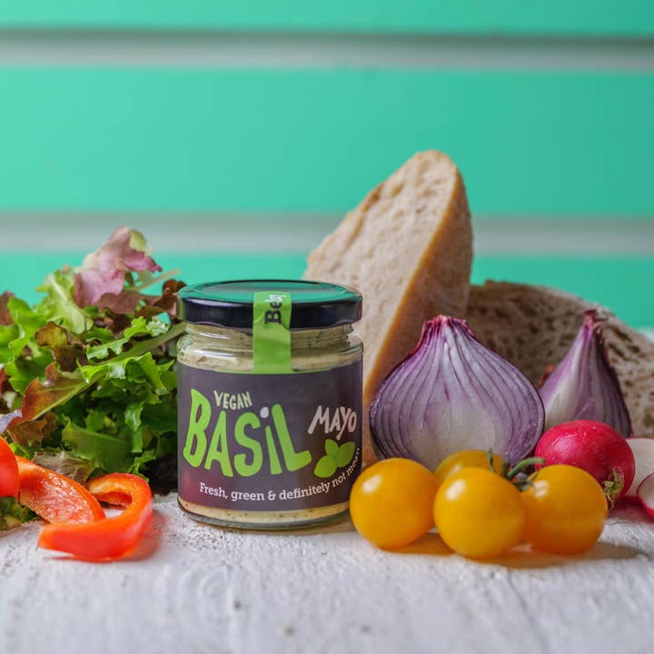 BeSaucy - Wholesale Mayonaise - Vegan mayo met basilicum