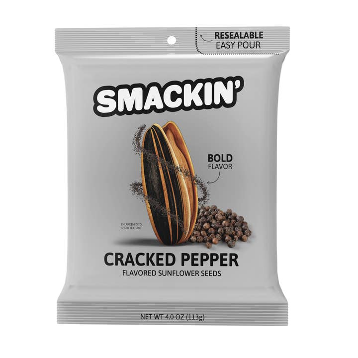 Sahara Stock & Go wholesale - Wholesale Nuts - SMACKIN' Cracked Pepper 4oz 12p