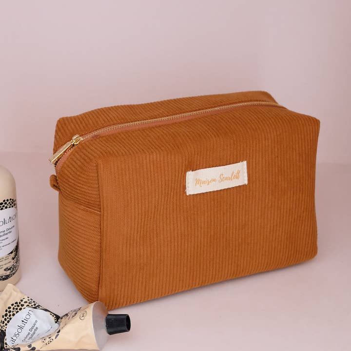 Maison Scarlett - Wholesale Toiletry Bag - Women's - Charlotte corduroy toiletry bag11