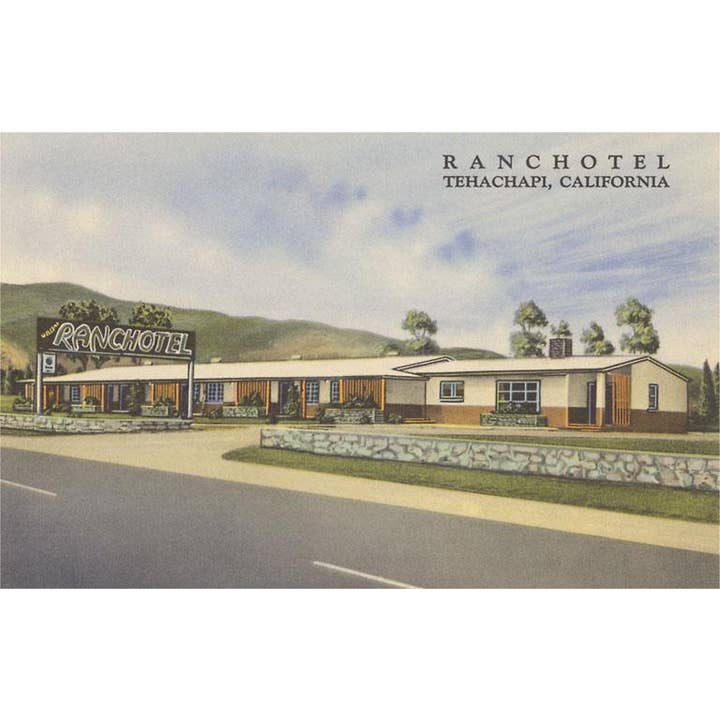 Found Image Press - Wholesale Sticker - Sticker VM-157 Ranchotel, Tehachapi