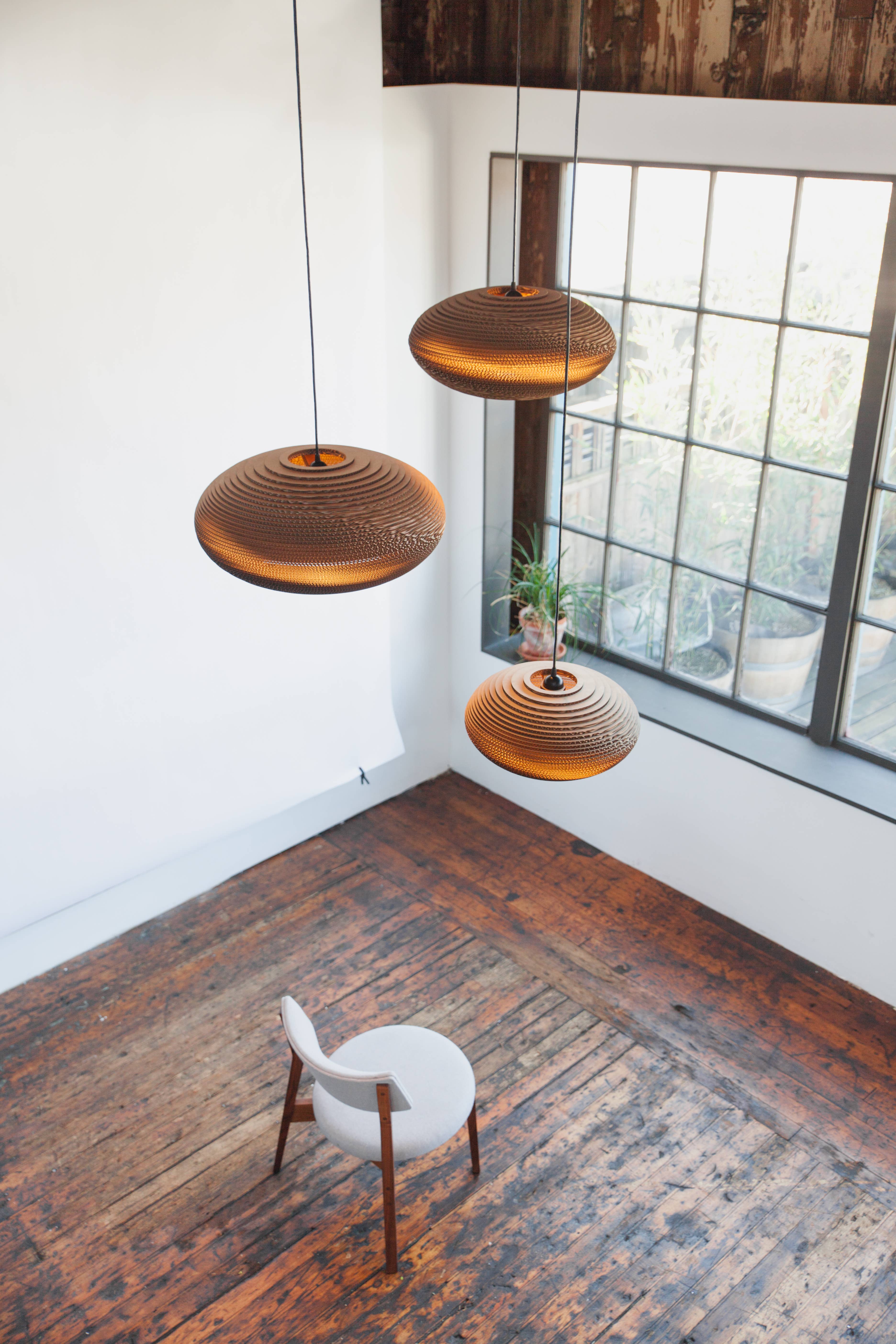 VANMOKUM - Vente Lustre/Suspension - Lampes suspendues artisanales GRAYPANTS Scraplights Disc24