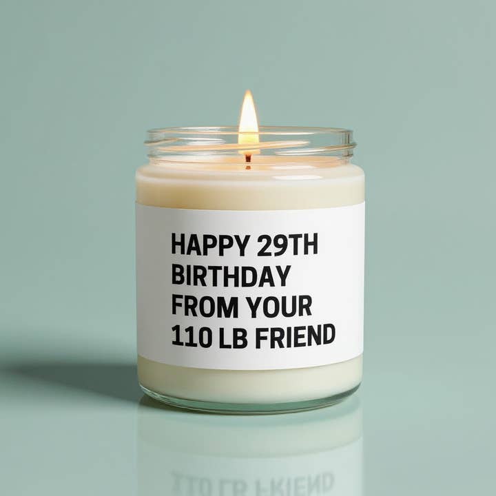 Cam Candles - Wholesale Jar/Filled Candle - Happy 29th Birthday.. - Soy Candle