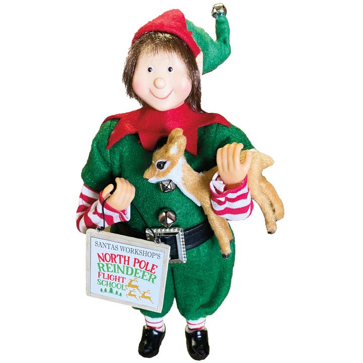 Elfe pour école de pilotage de 12 pouces pour la vente par Santa’s Workshop Inc.