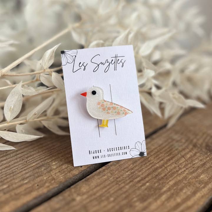 Huguette Melina Brooch for wholesale by Les Suzettes