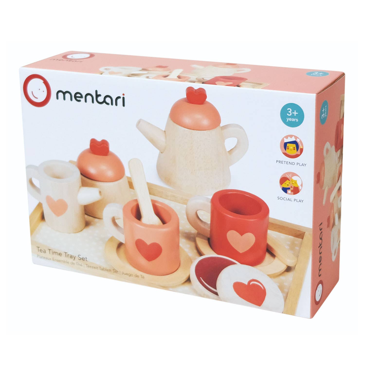 Mentari Toys - Vente Dînette – enfant - Ensemble de plateaux Tea Time8