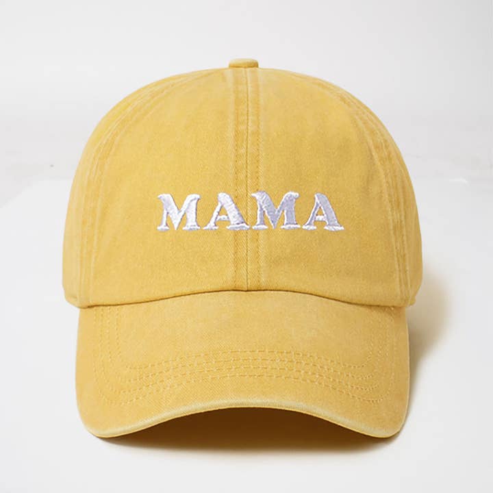 David And Young - Wholesale Baseball Cap - Women's - MAMA Print Baseball Hat