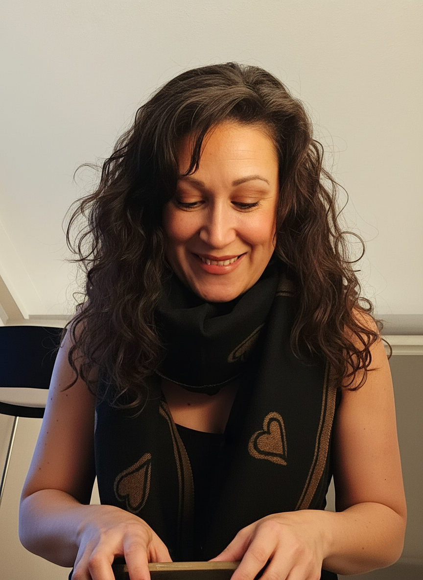 Shimena - Wholesale Scarf - Women's - Heart Pattern Cashmere-Blend Scarf – Ultra Soft & Elegant3