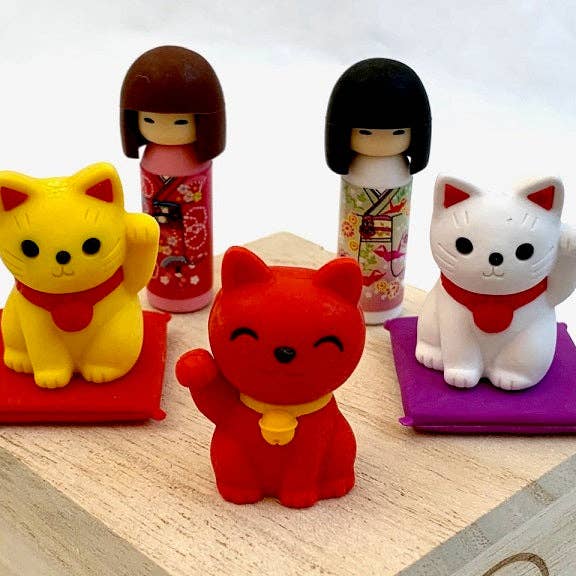 BCmini - Wholesale Eraser - Iwako Japanese Doll and Cat Card