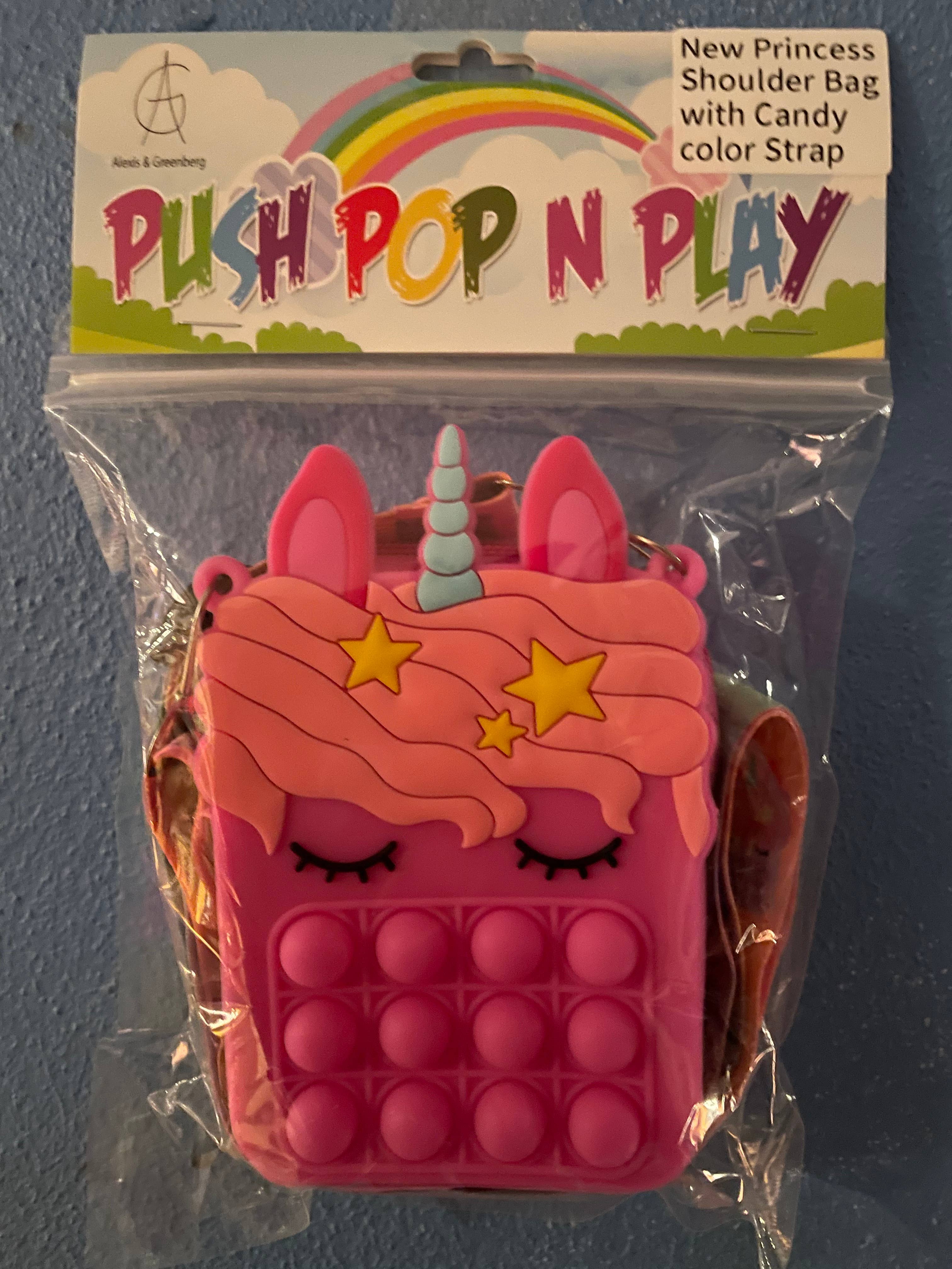 AlexisandGreenberg – Großhandel Fidget Toy – Kinder – Prinzessin Schultertasche Push Pop Bubble Pop Mode8