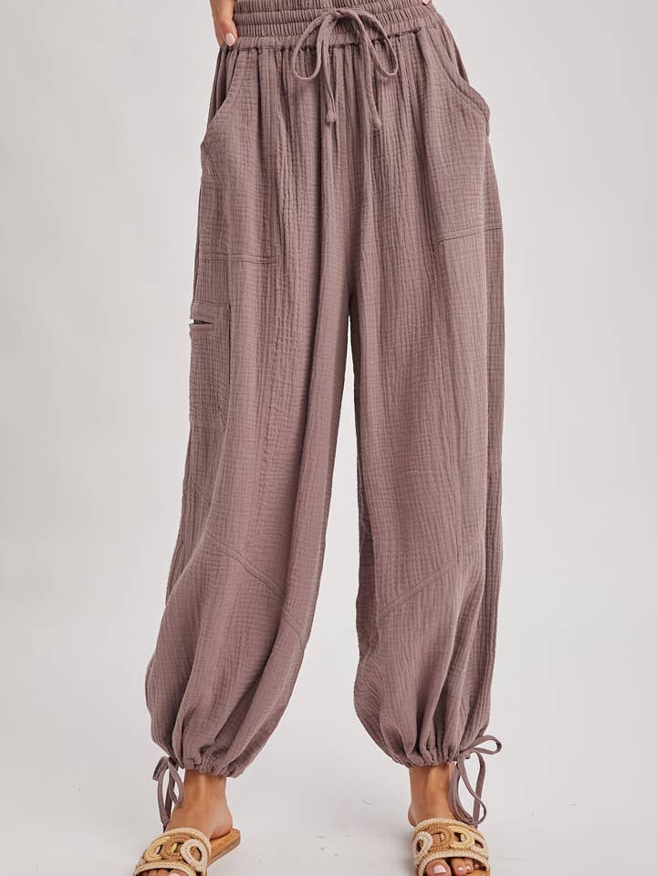 Bluivy - Wholesale Pants - Women's - JOGGER HAREM DRAWSTRING PANTS26