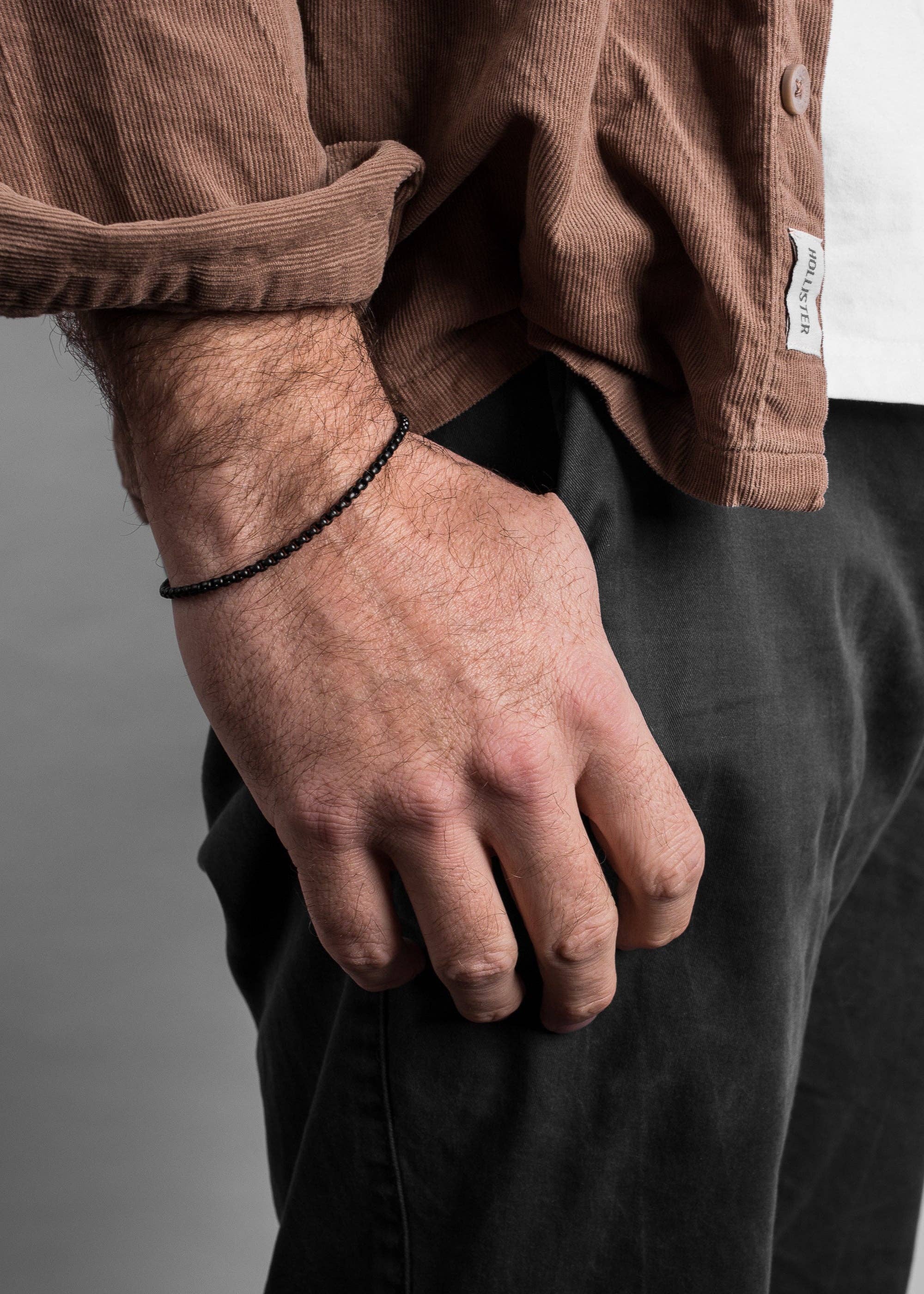 Blackskies - Wholesale Link & Chain Bracelet - Bacas Chain Link Bracelet Matte Black1