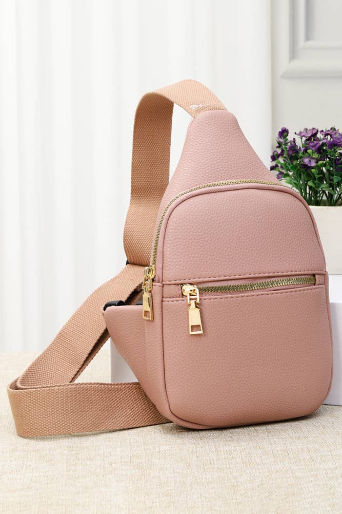 Hana – Engroshandel Crossbodytaske - Dame – Solid PU slynge taske28