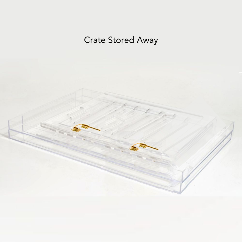 Hiddin - Wholesale Pet Carrier - Dog - Small Crate (Gold Latch)32