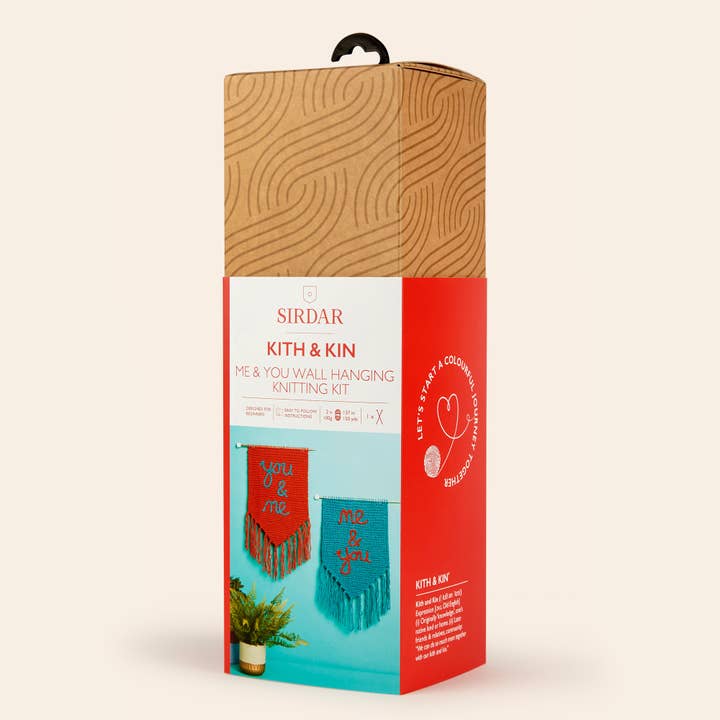 Me & You Wall Hanging – Sirdar Kith & Kin – Knitting Kit for wholesale by The DMC Group