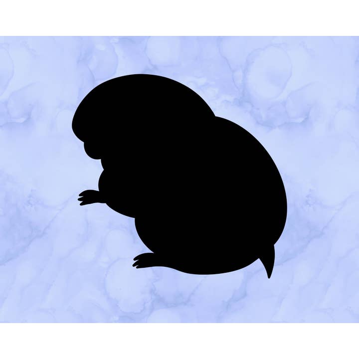 Autocollant Silhouette Lemming (2") pour la vente par Sticking with You