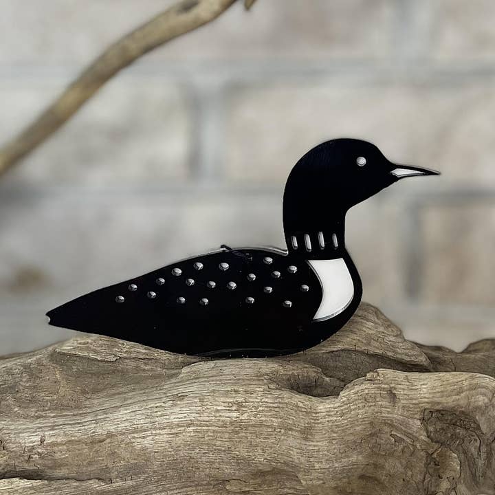 Wonderfully Made - Wholesale Ornament - Loon Ornament/Window Decor0