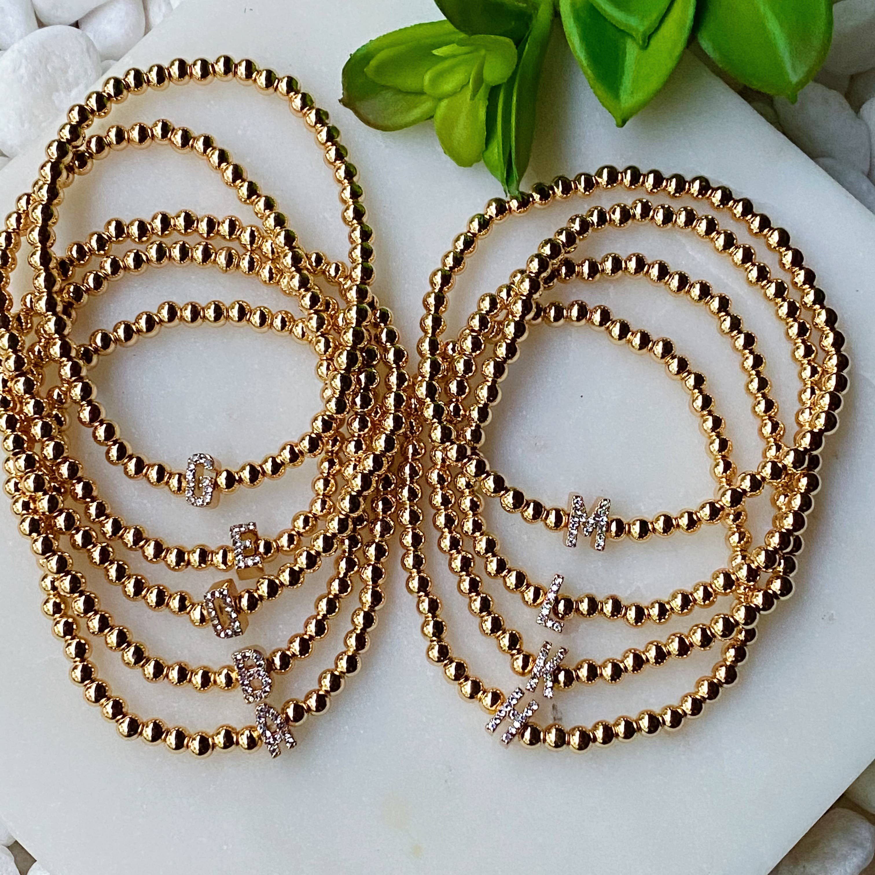 Ellison+Young - Wholesale Beaded Bracelet - Darcy Initial Bracelet6